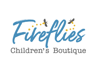 Fireflies Childrens Boutique logo design by megalogos