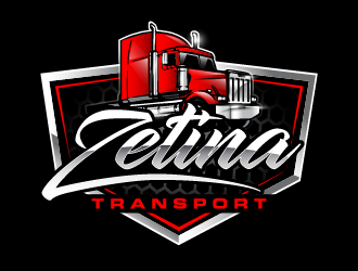 Zetina Transport logo design by PRN123