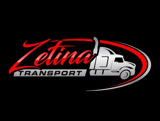 Zetina Transport logo design by jaize