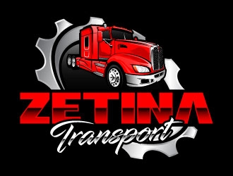 Zetina Transport logo design by daywalker