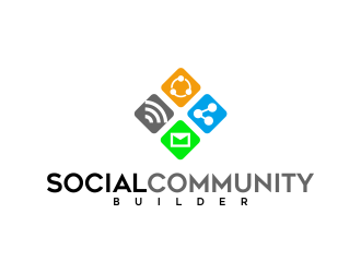 Social Community Builder logo design by AisRafa