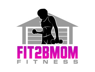 Fit2BMom Fitness logo design by daywalker