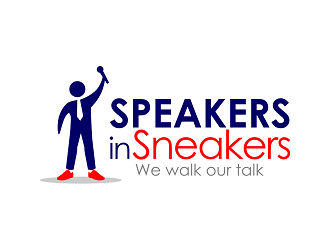 Speakers in Sneakers logo design by haze