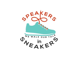 Speakers in Sneakers logo design by pambudi