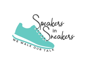 Speakers in Sneakers logo design by pambudi