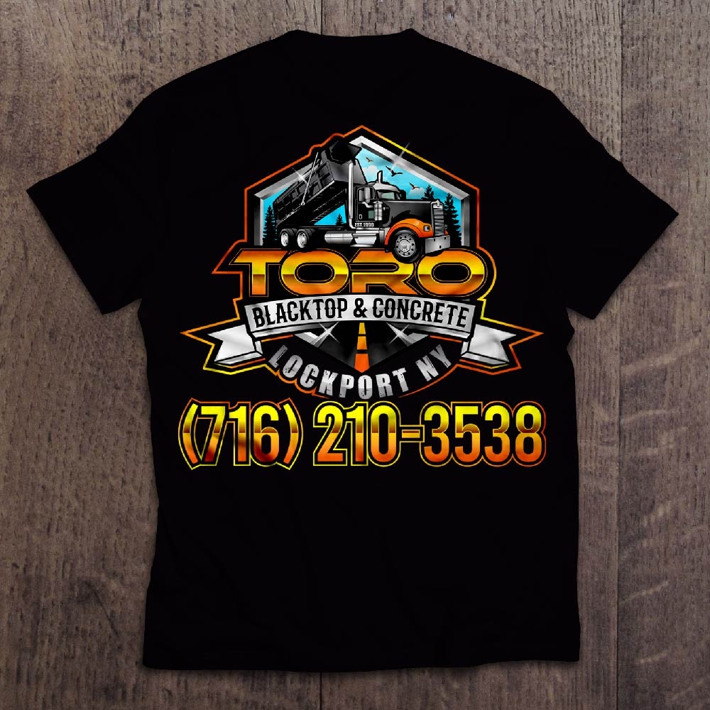 Toro Blacktop & Concrete logo design by dorijo