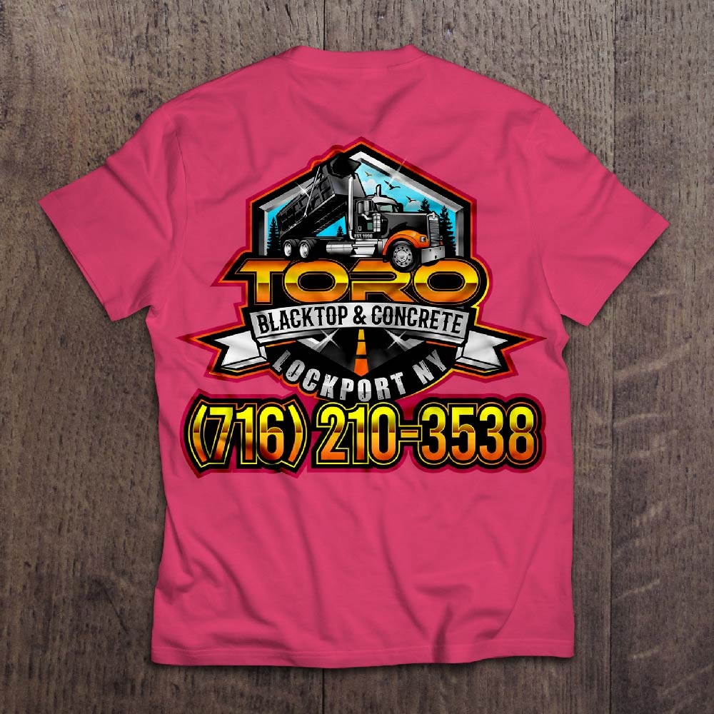 Toro Blacktop & Concrete logo design by dorijo