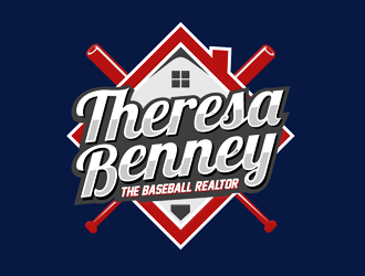 Theresa Benney - The Baseball Realtor logo design by megalogos