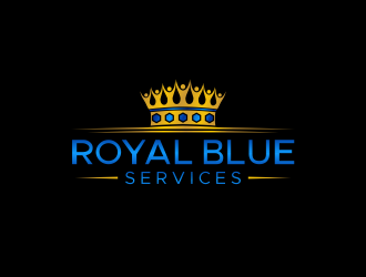 Royal Blue Services logo design by nandoxraf