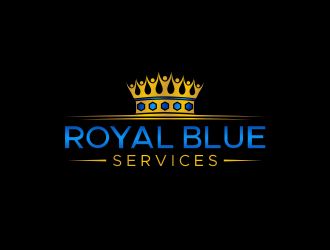Royal Blue Services logo design by nandoxraf