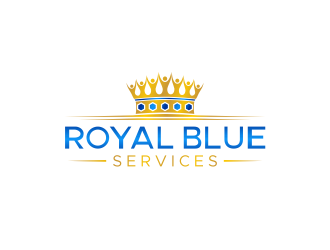 Royal Blue Services logo design by nandoxraf