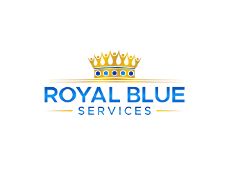 Royal Blue Services logo design by nandoxraf