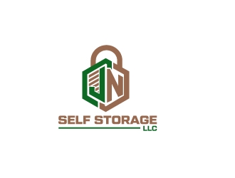 J&N SELF STORAGE, LLC logo design by Erasedink