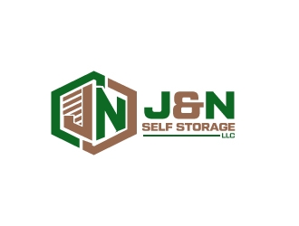 J&N SELF STORAGE, LLC logo design by Erasedink