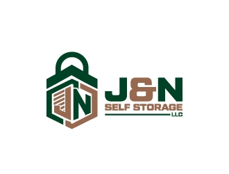 J&N SELF STORAGE, LLC logo design by Erasedink