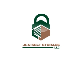 J&N SELF STORAGE, LLC logo design by Erasedink