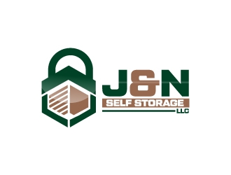 J&N SELF STORAGE, LLC logo design by Erasedink