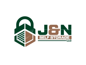 J&N SELF STORAGE, LLC logo design by Erasedink