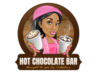 Hot chocolate bar   logo design by reight