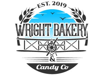 Wright Bakery & Candy Co logo design by Suvendu