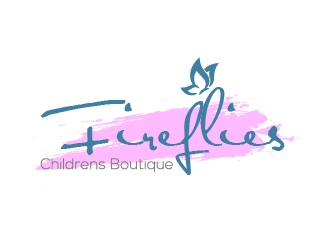 Fireflies Childrens Boutique logo design by pambudi