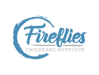 Fireflies Childrens Boutique logo design by akilis13