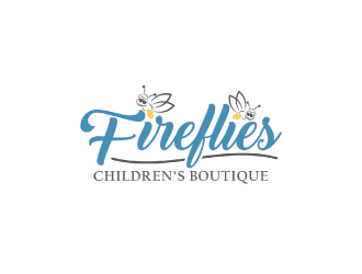 Fireflies Childrens Boutique logo design by nona