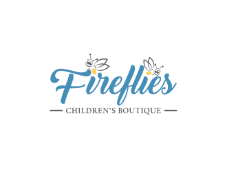 Fireflies Childrens Boutique logo design by nona