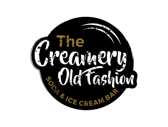 The Creamery Old Fashion Soda & Ice Cream Bar logo design by done