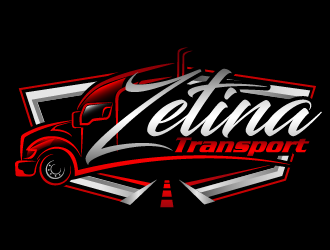 Zetina Transport logo design by THOR_
