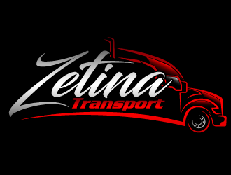 Zetina Transport logo design by THOR_