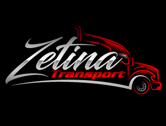 Zetina Transport logo design by THOR_