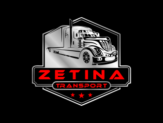 Zetina Transport logo design by akhi