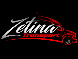 Zetina Transport logo design by THOR_