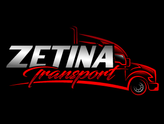 Zetina Transport logo design by THOR_