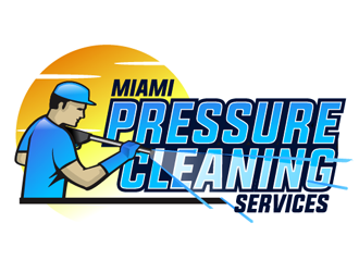 Miami Pressure Cleaning Services logo design by megalogos