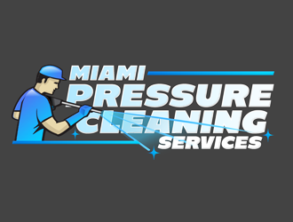Miami Pressure Cleaning Services logo design by megalogos
