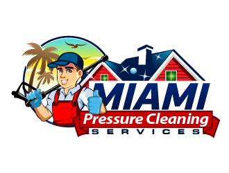 Miami Pressure Cleaning Services logo design by THOR_