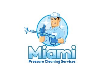 Miami Pressure Cleaning Services logo design by mrdesign