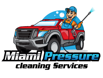 Miami Pressure Cleaning Services logo design by Suvendu