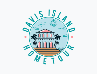 Davis Islands Home Tour logo design by mrdesign