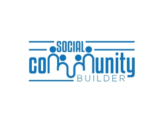 Social Community Builder logo design by artbitin