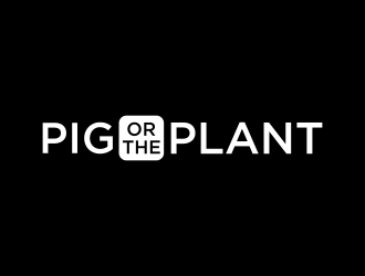 Pig or the Plant logo design by p0peye
