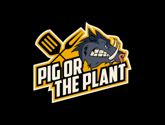Pig or the Plant logo design by Kruger