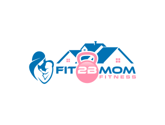 Fit2BMom Fitness logo design by ammad