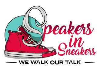 Speakers in Sneakers logo design by dorijo