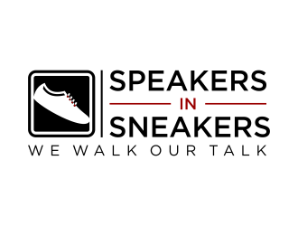 Speakers in Sneakers logo design by p0peye
