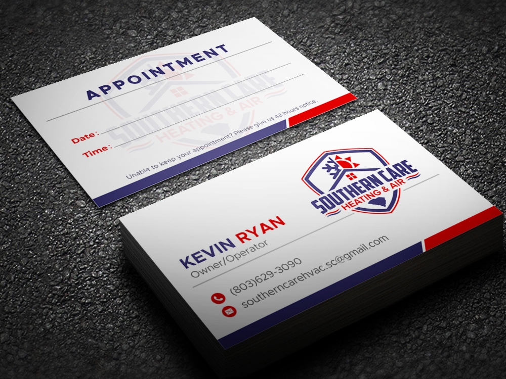 Southern Care Heating & Air logo design by Kindo