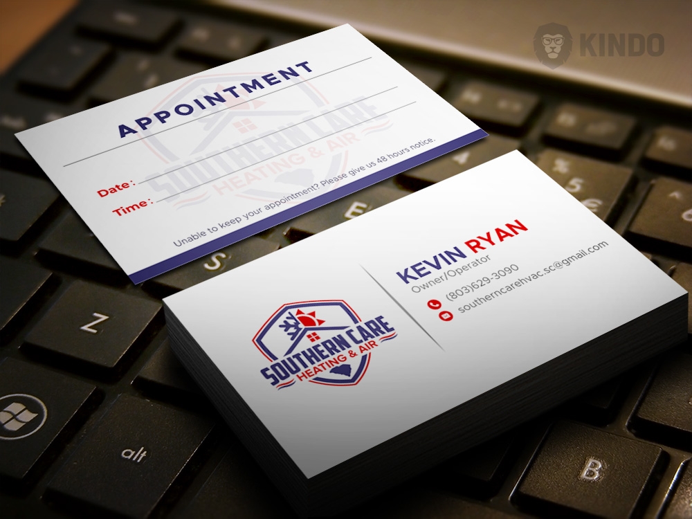 Southern Care Heating & Air logo design by Kindo