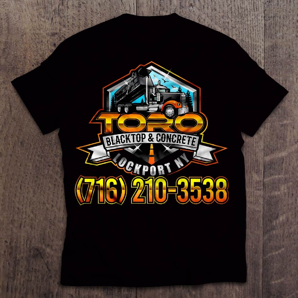 Toro Blacktop & Concrete logo design by dorijo